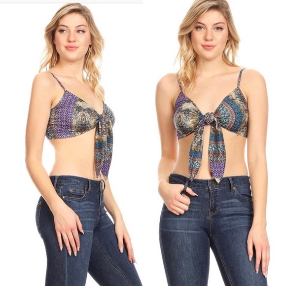 Tops - 🦋ONE LEFT! 🦋Boho Tie Top